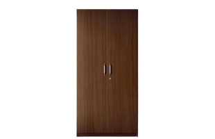 Stack 2 Door Wardrobe In Brown Colour